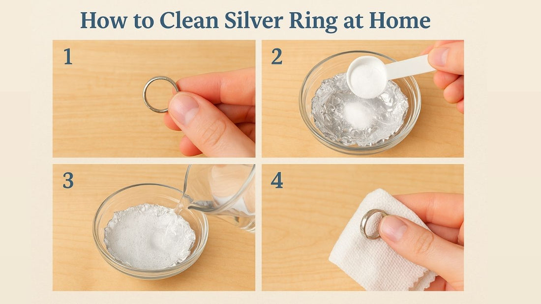 How to Clean Silver Ring at Home