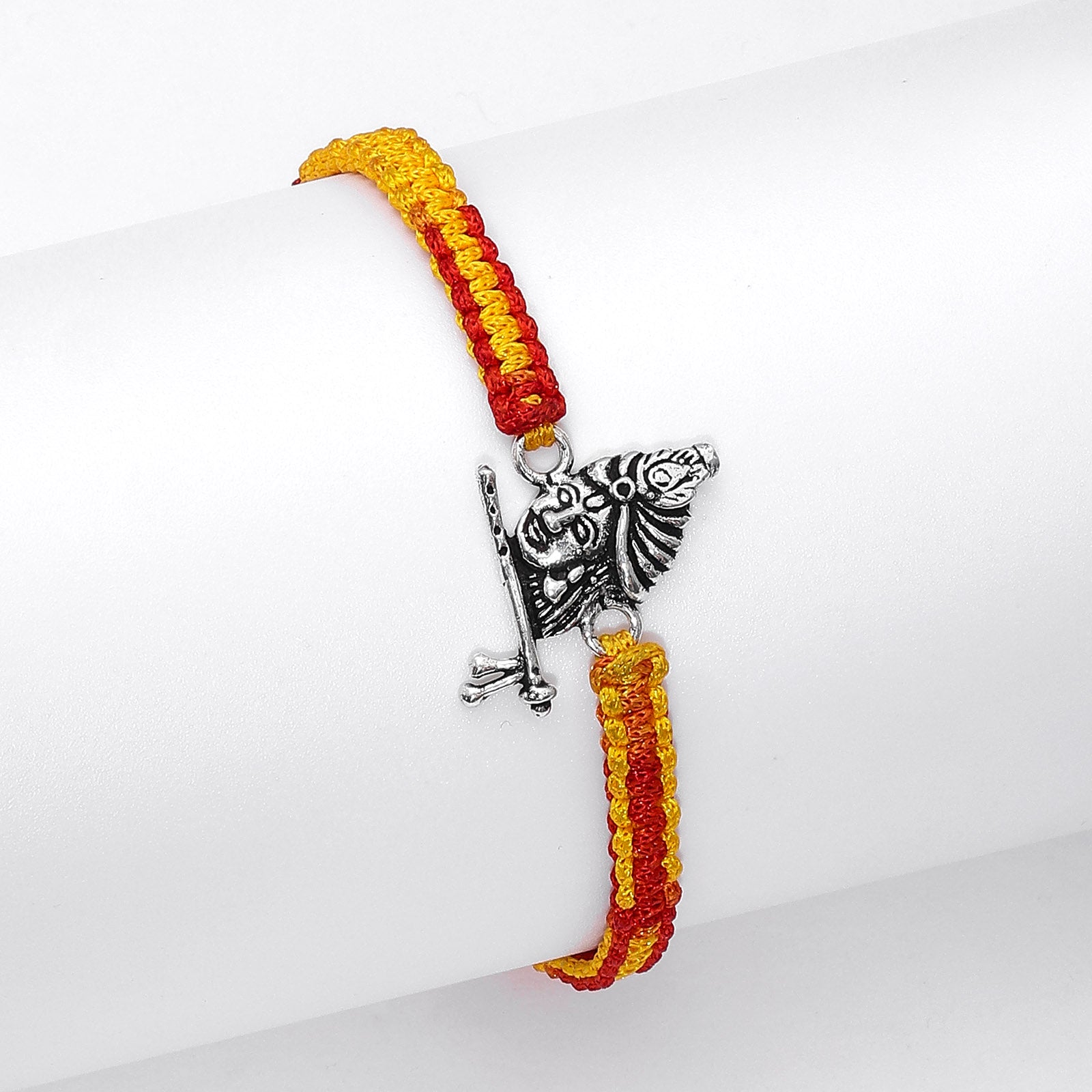 Original Silver Rakhi - Presence of Krishna With Never-ending Music - Tweov Jewels