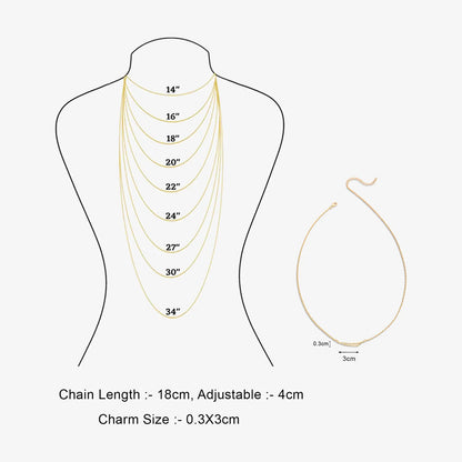 Gold Plated Double Bar Silver Necklace - Tweov Jewels