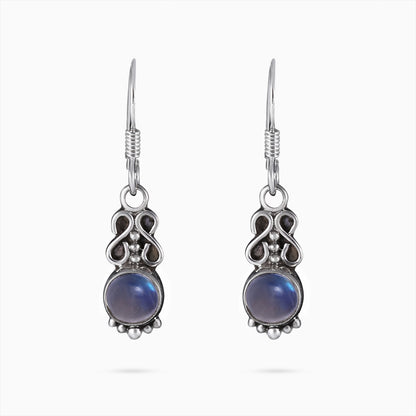 Pure Silver Earring - Moonlit Magic Moonstone - Tweov Jewels