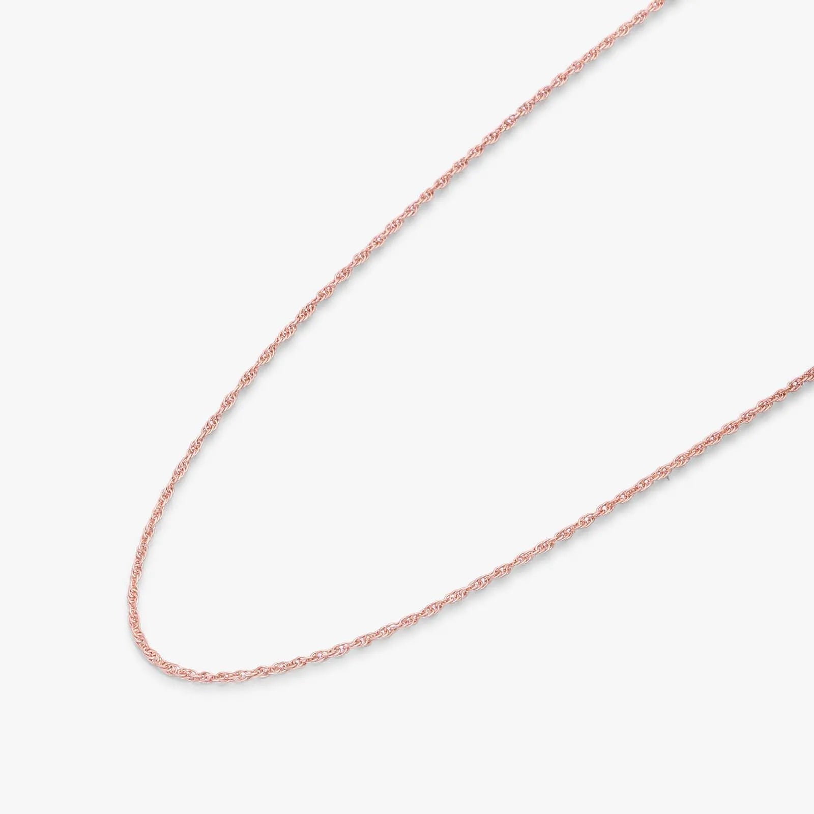 Rose Gold Silver Lariat Bar Chain