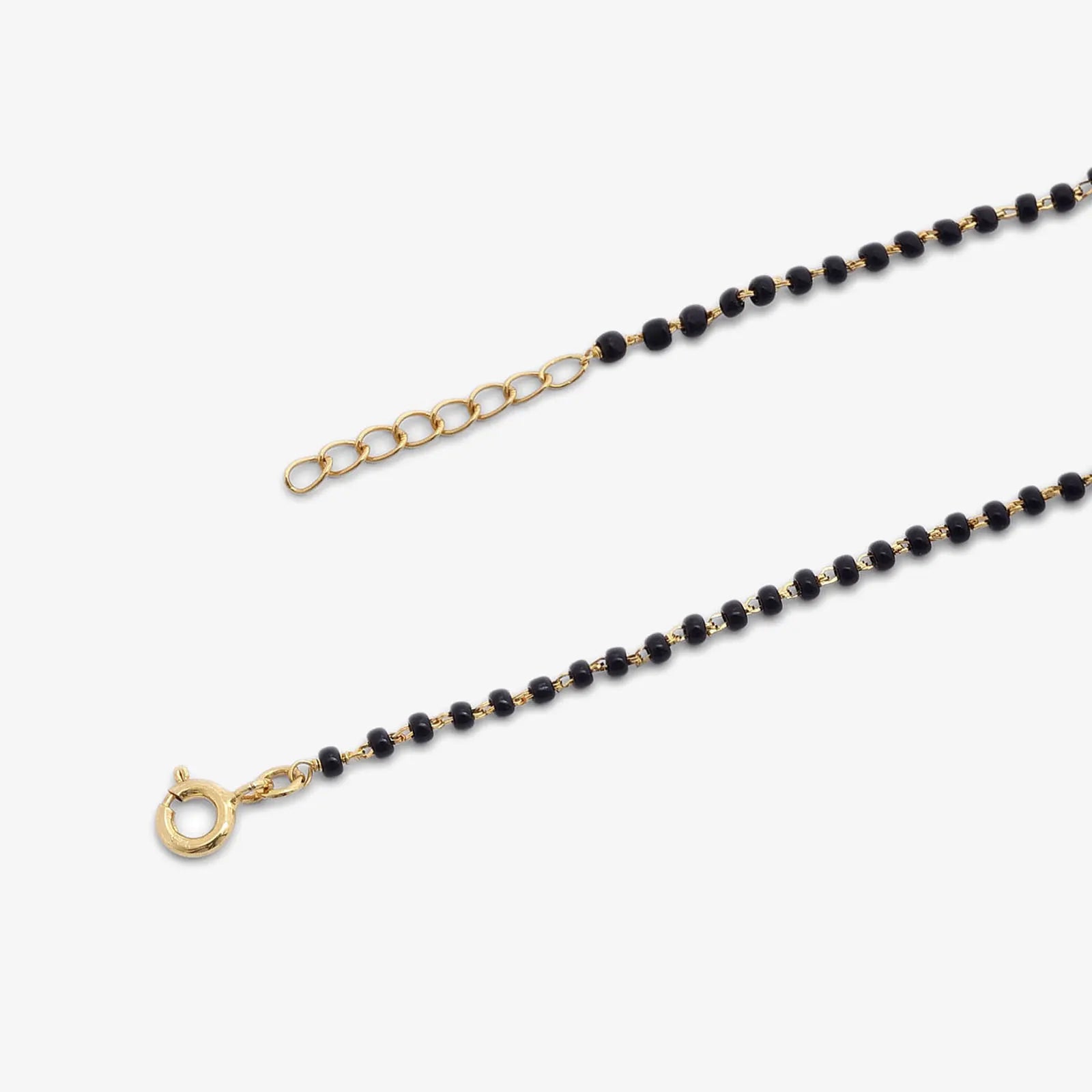 Gold Plated Sterling Silver AD-Studded Mangalsutra