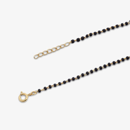 Gold Plated Sterling Silver AD-Studded Mangalsutra