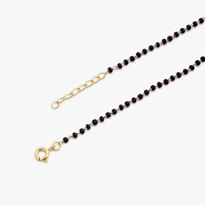 Silver Round Solitaire CZ Mangalsutra