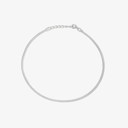 Flat Silver Chain Anklets - Tweov Jewels