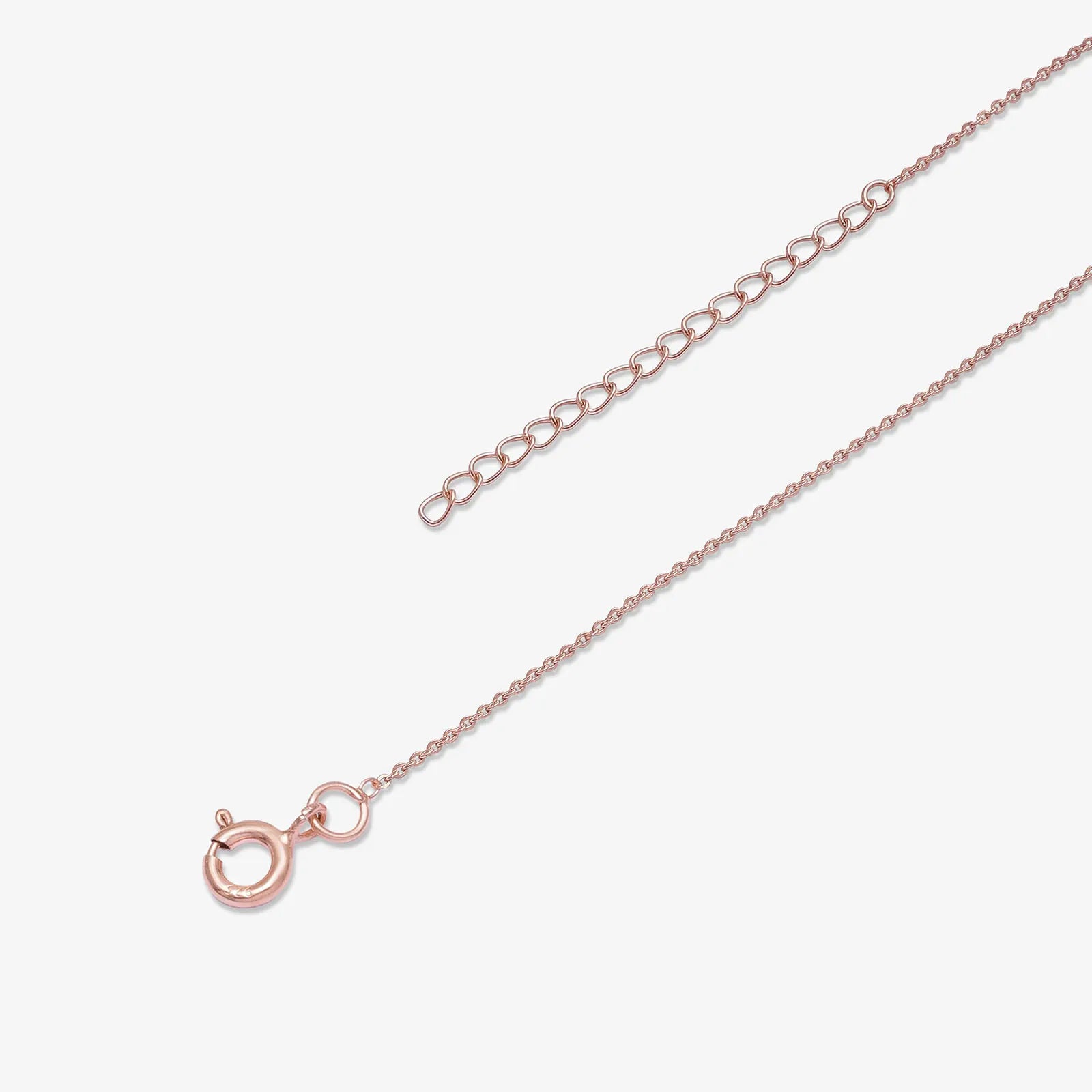 Rose Gold Plated Circular Charm Rope Chain - Tweov Jewels