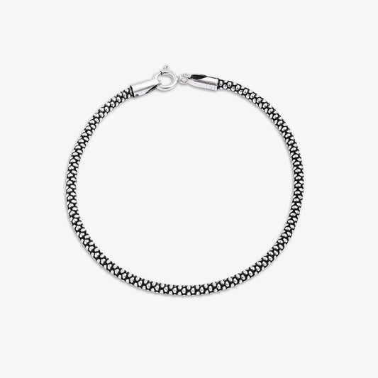 Handcrafted Silver Chain Bracelet - Tweov Jewels