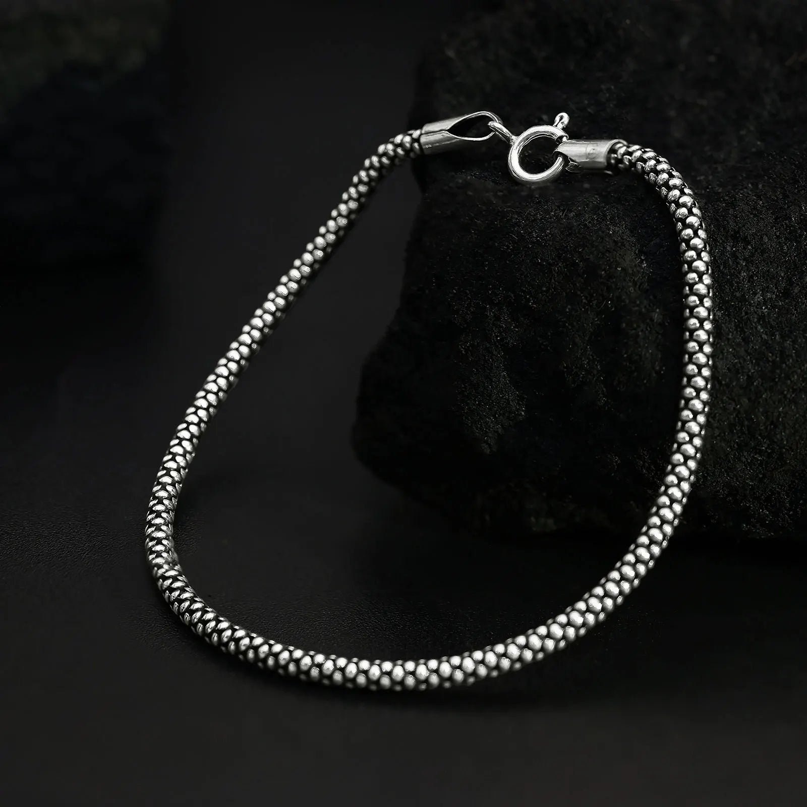 Handcrafted Silver Chain Bracelet - Tweov Jewels