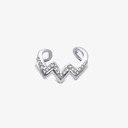 Silver Wave Ring for Women - Tweov Jewels
