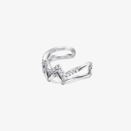 Silver Wave Ring for Women - Tweov Jewels