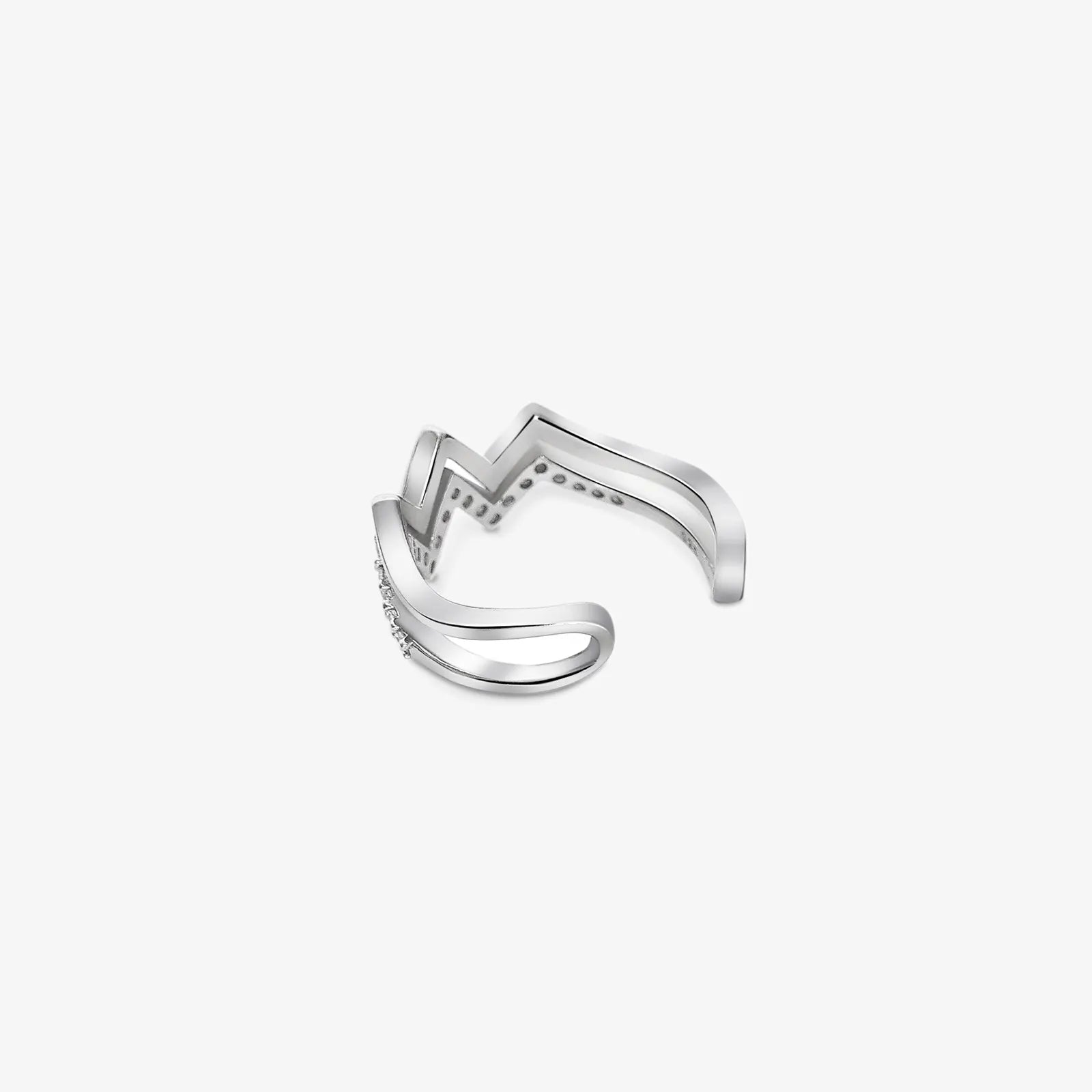 Silver Wave Ring for Women - Tweov Jewels