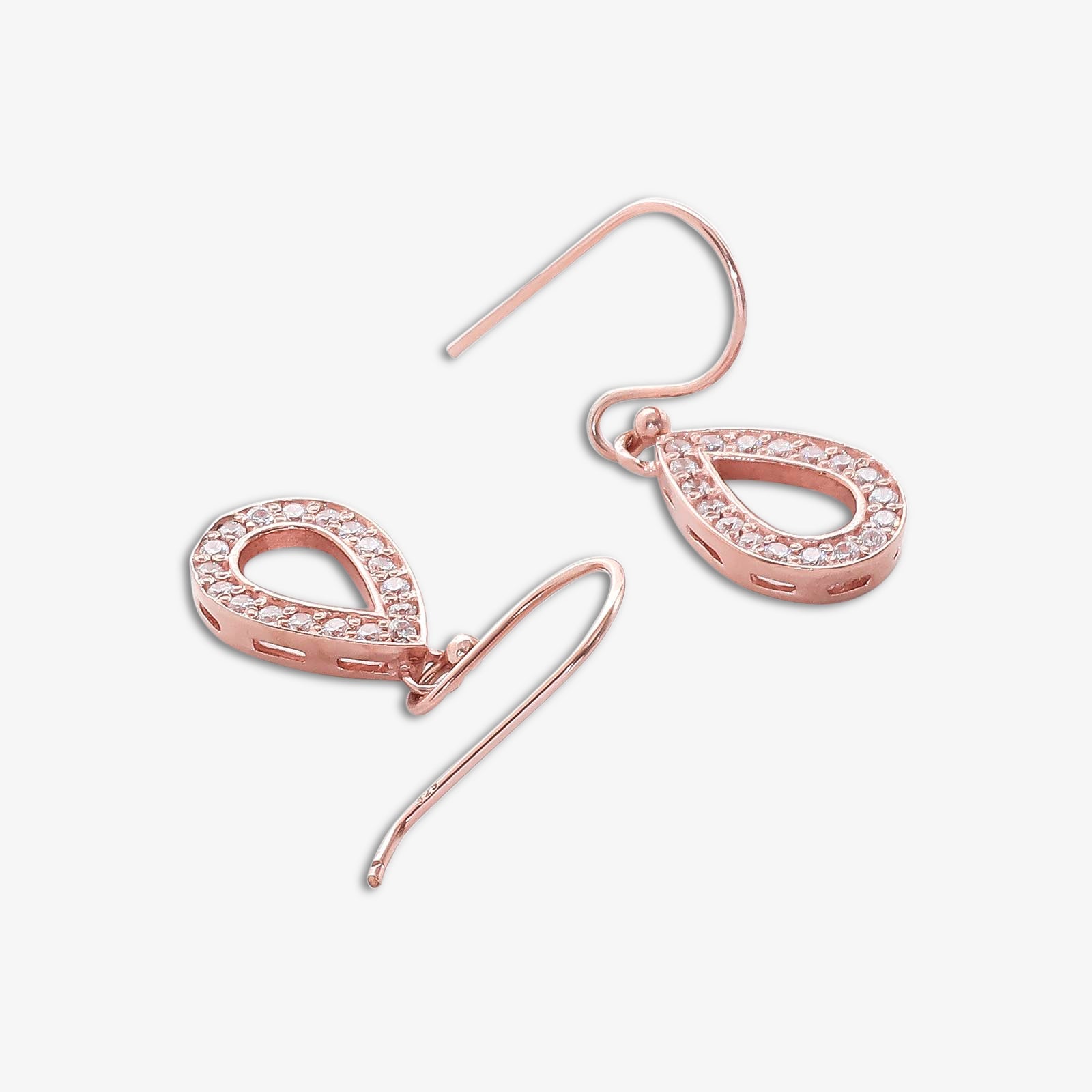 Pure Silver Earrings - Enriched With CZ Stones - Tweov Jewels
