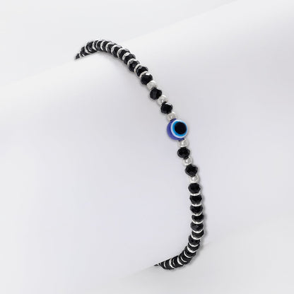 Evil Eye Crystal Bracelet for Women – 925 Sterling Silver - Tweov Jewels