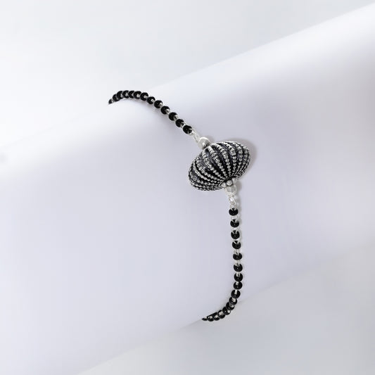 Oxidized Charm Bracelet for Women – 925 Sterling Silver Oxidized Finish - Tweov Jewels