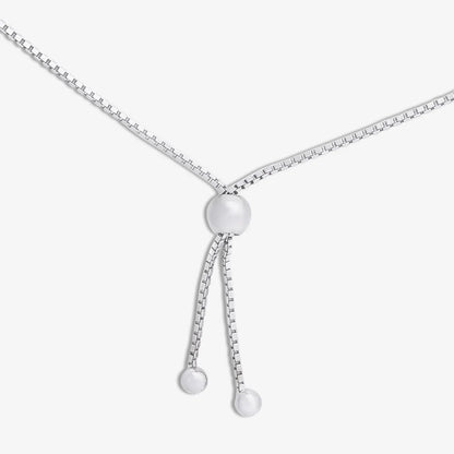 Silver CZ Bone Bracelet - Tweov Jewels