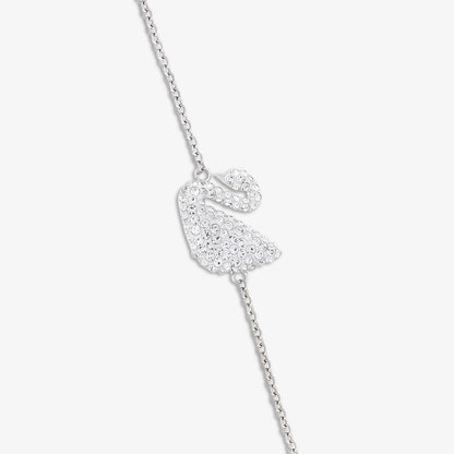 Swan Design Silver Bracelet - Tweov Jewels