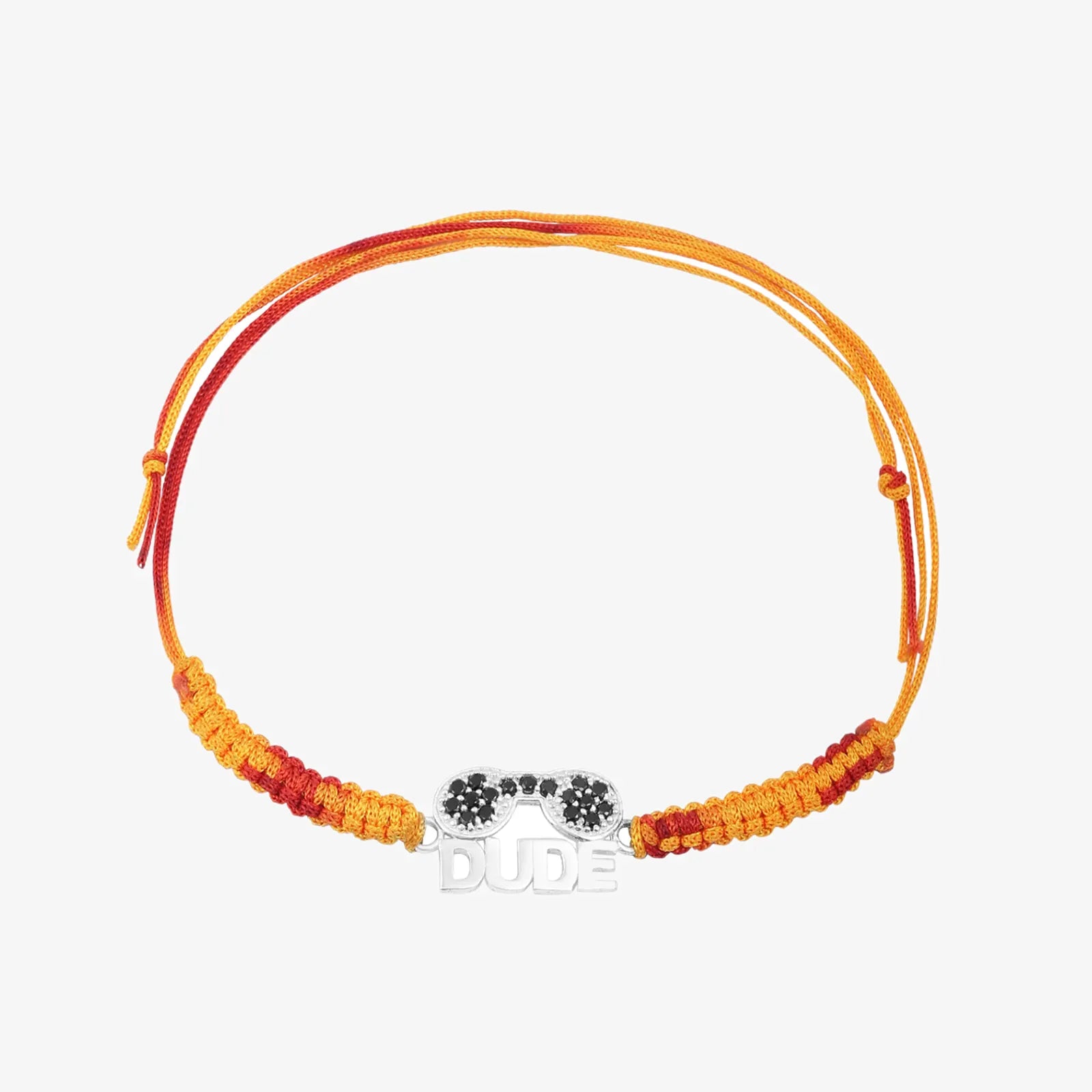 Dude Silver Rakhi for Brother - Tweov Jewels