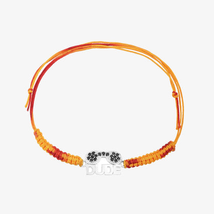 Dude Silver Rakhi for Brother - Tweov Jewels
