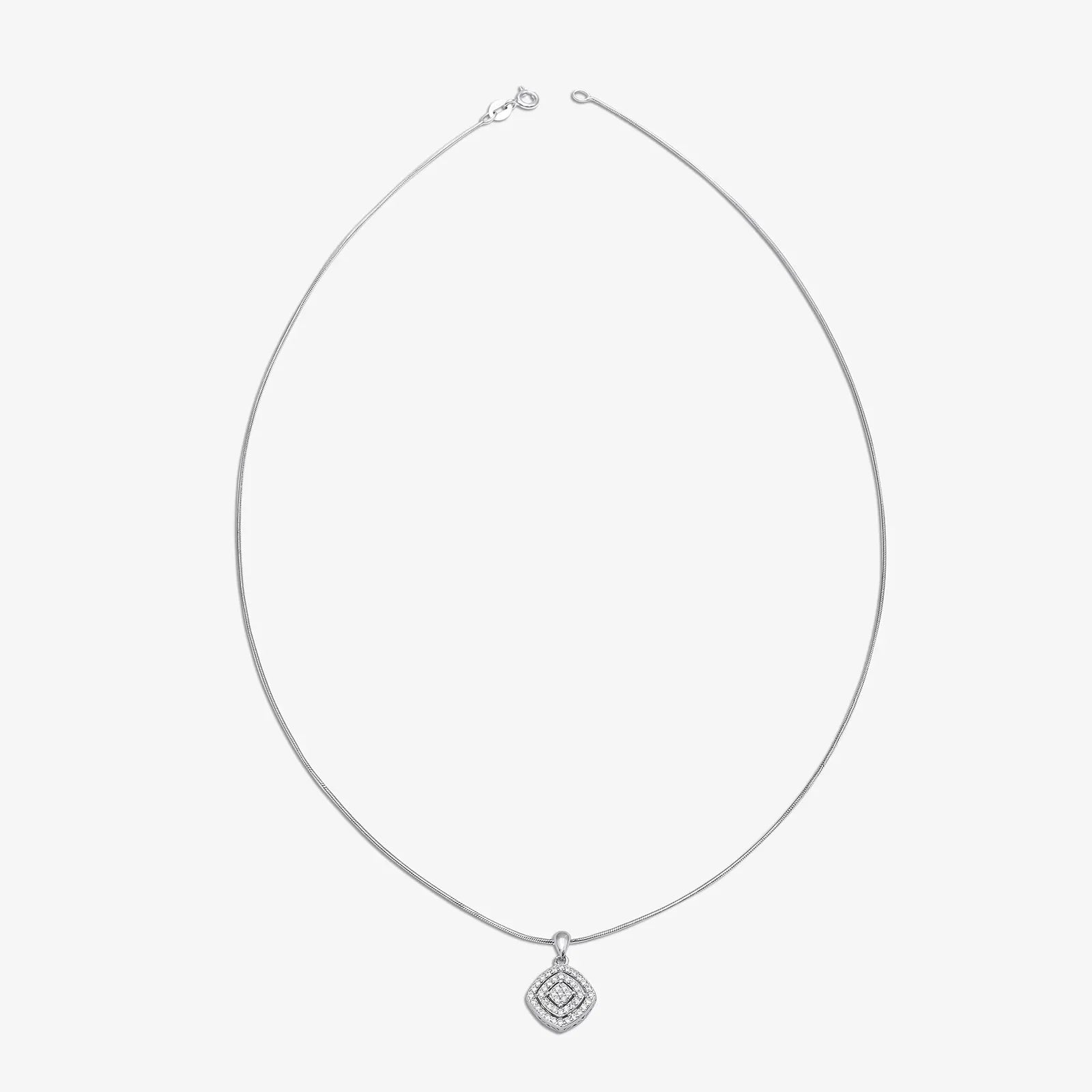 CZ Pendant & Stud Earrings Set for Women