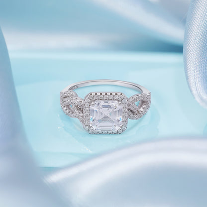 Stylish Infinity Design Silver Ring