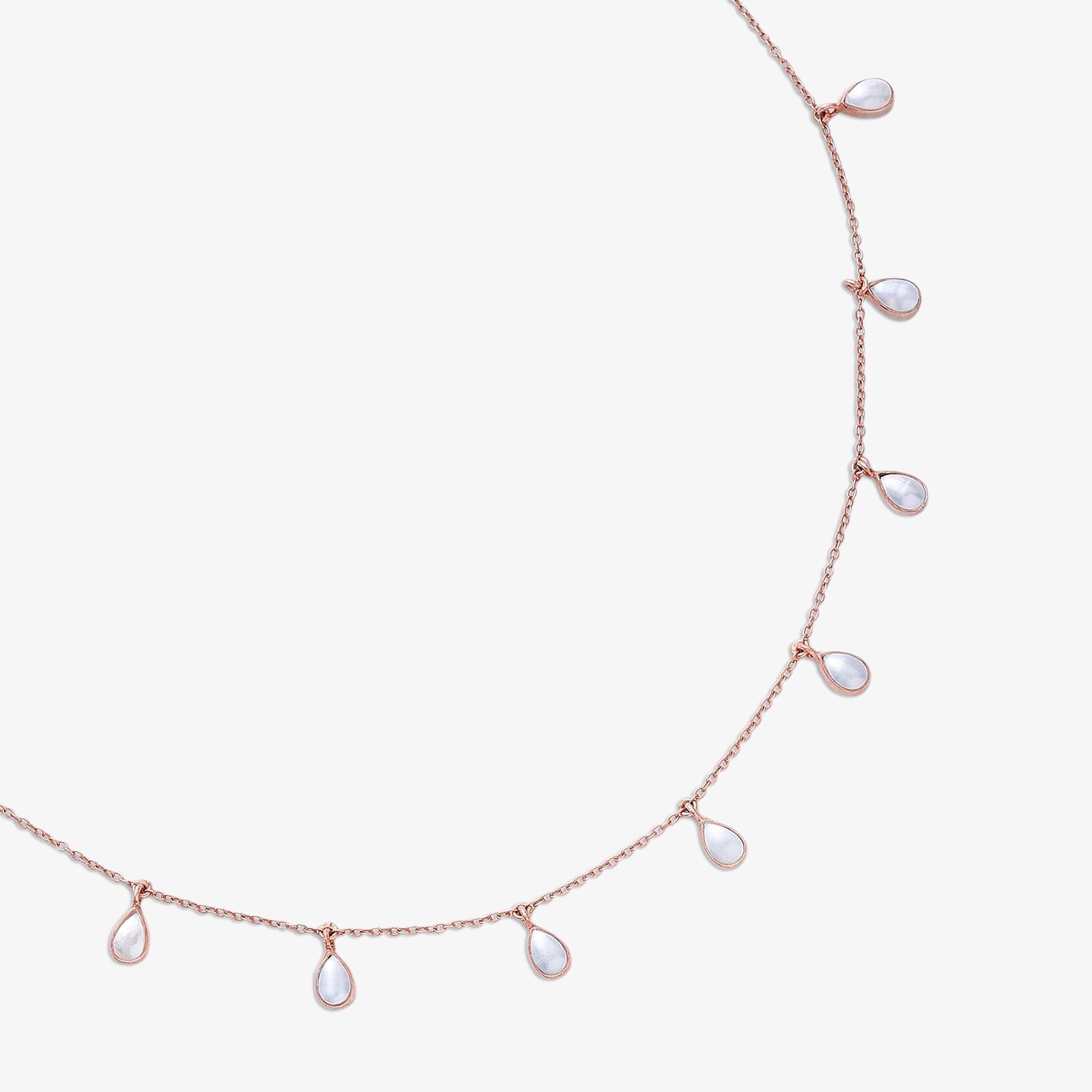 Gold Plated Drop Pearl Necklace - Tweov Jewels