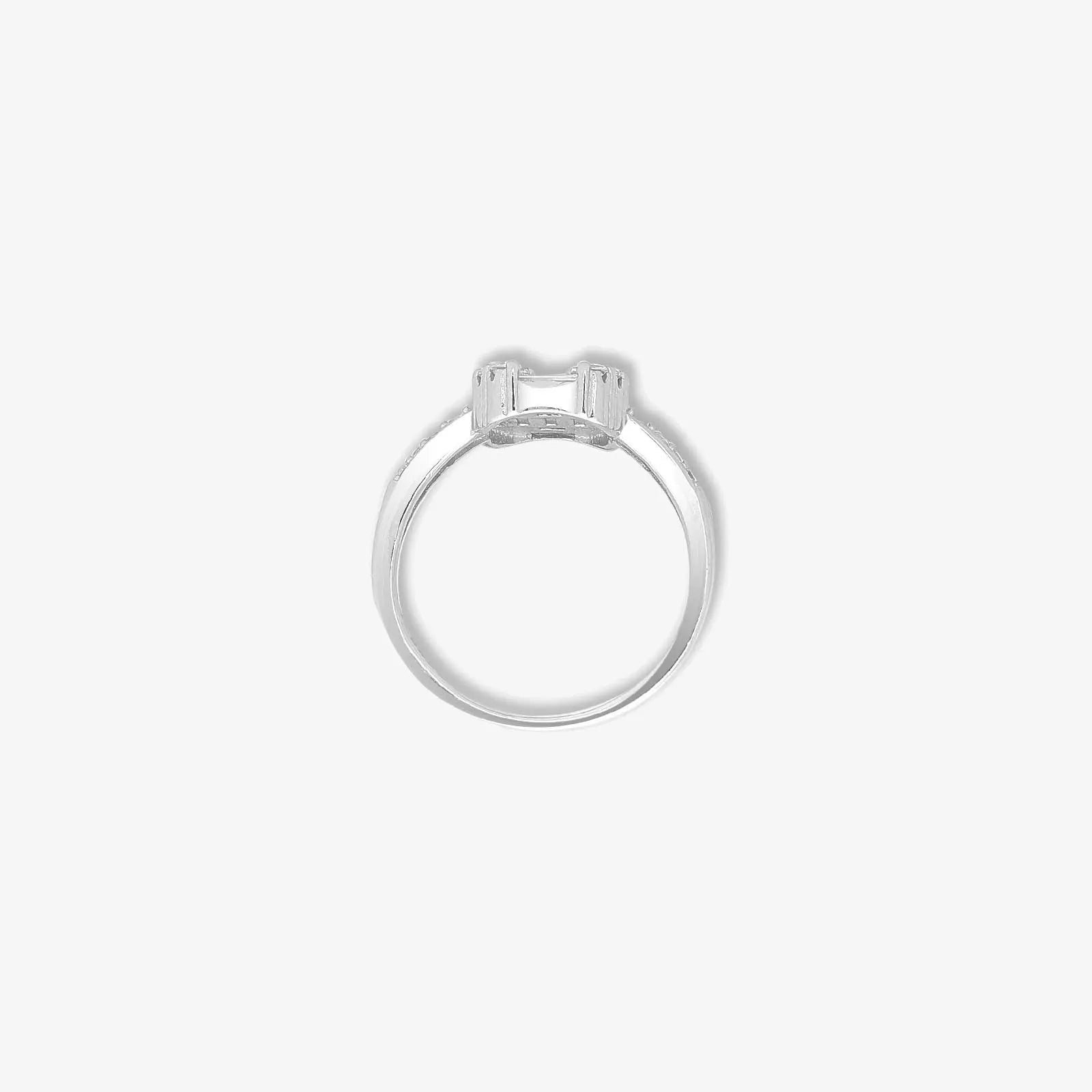 CZ Baguette Cluster Ring for Women - Tweov Jewels