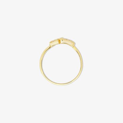 Gold Plated Designer Flower Silver Ring - Tweov Jewels