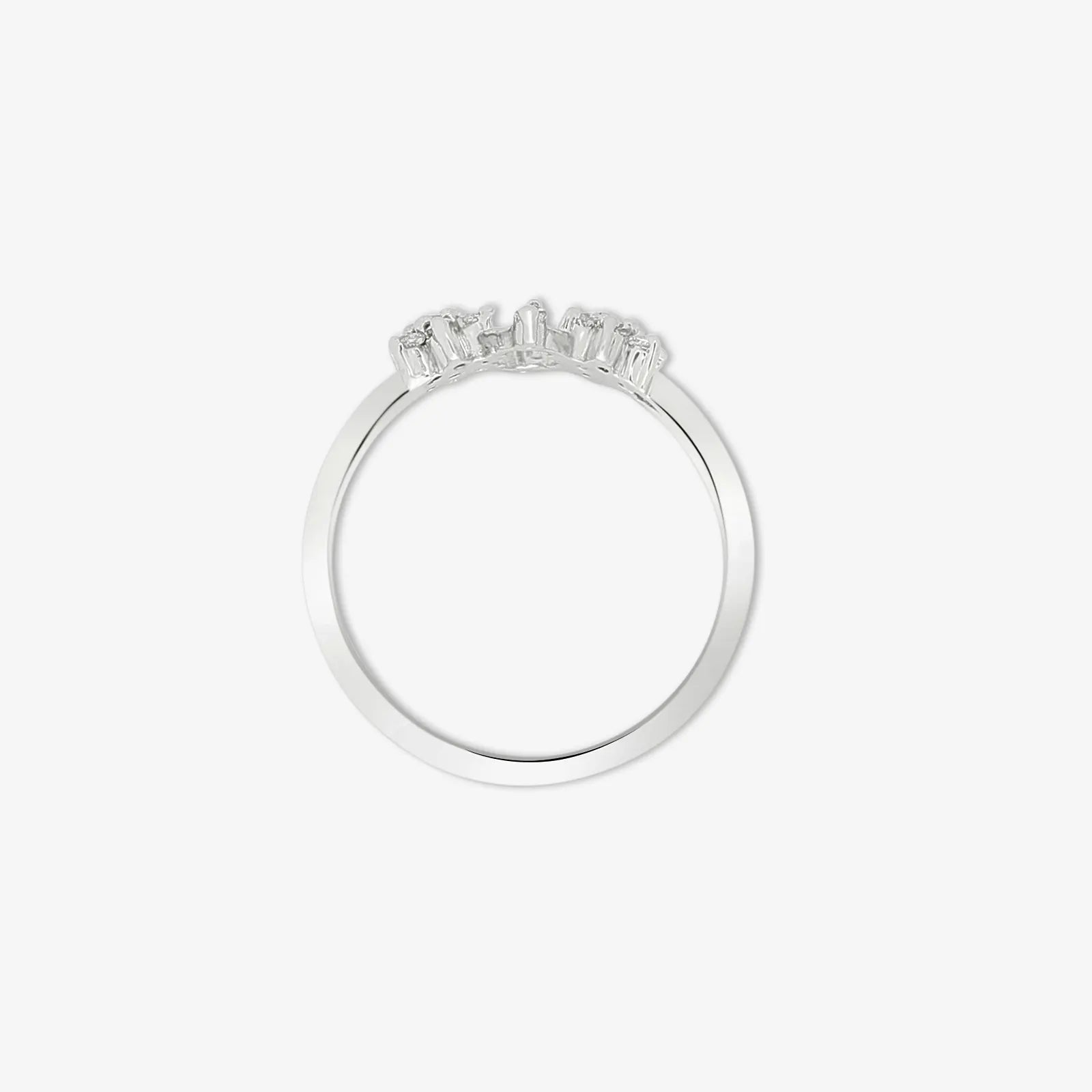 Silver Duo Flower Ring - Tweov Jewels