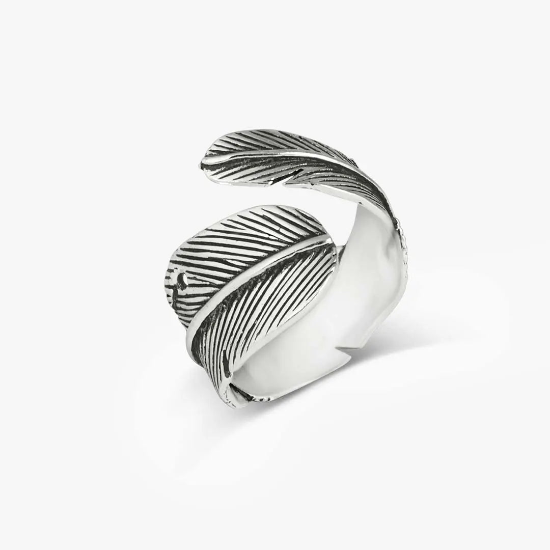 Silver Feathers Rings - Tweov Jewels
