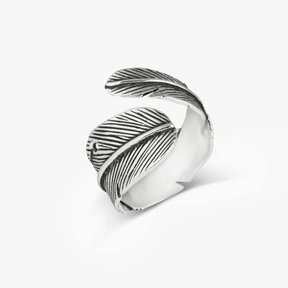 Silver Feathers Rings - Tweov Jewels