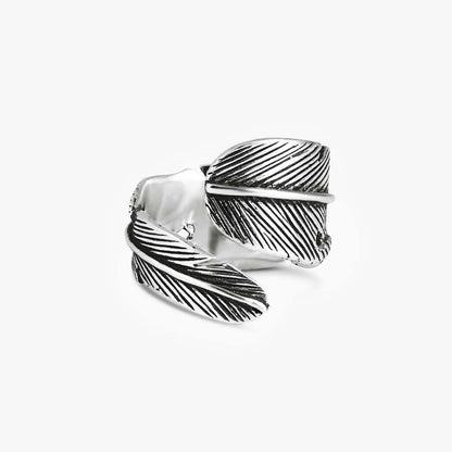 Silver Feathers Rings - Tweov Jewels