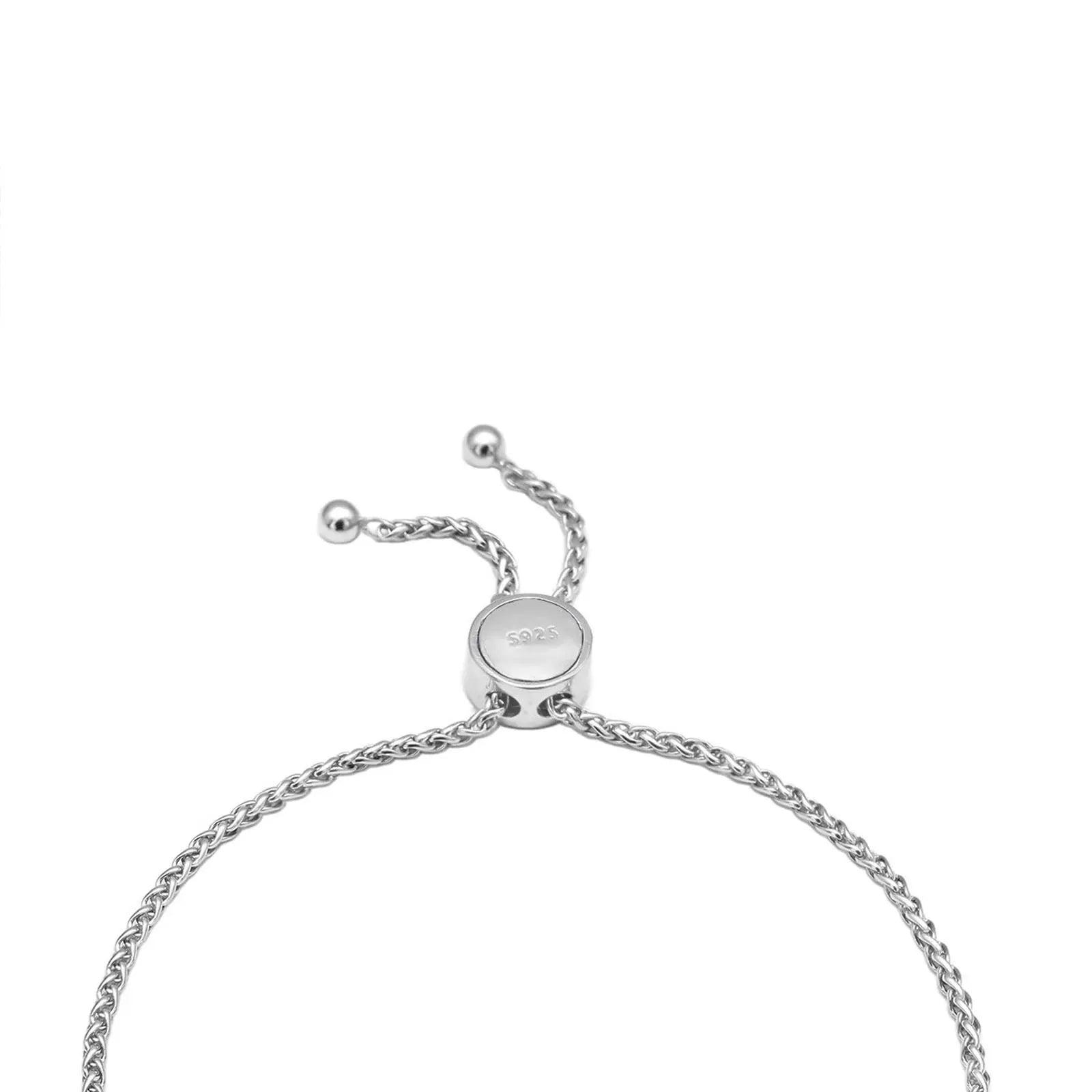 Emerald Triple Heart Bracelet For Women – 925 Sterling Silver Rhodium Plated