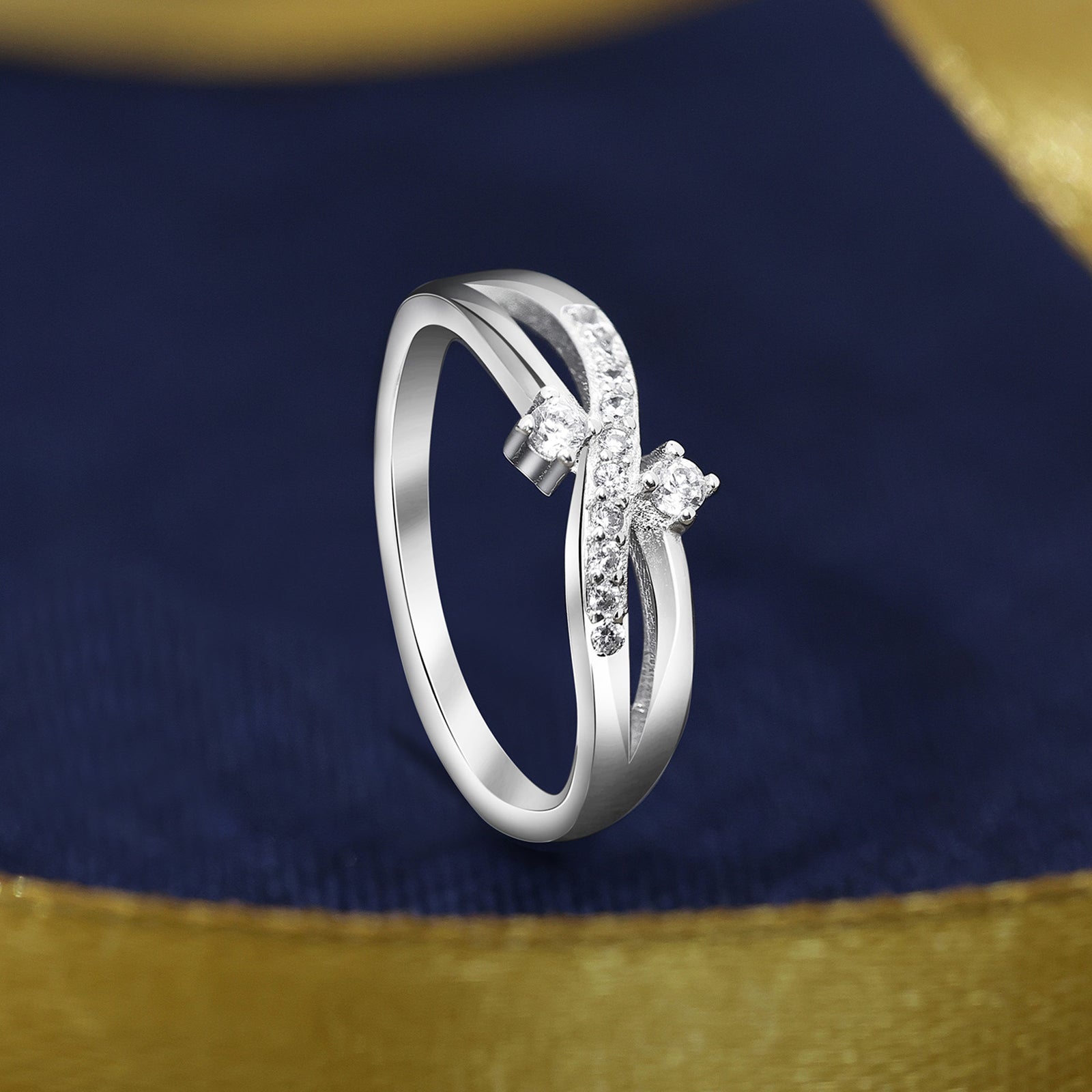 Infinity Cut Silver Ring - Tweov Jewels