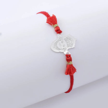 Khatu Shyam Silver Rakhi for Brother (Pack of Three) - Tweov Jewels