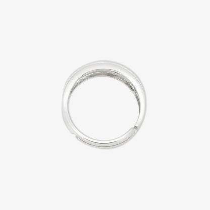 Silver CZ Band Ring for Women - Tweov Jewels