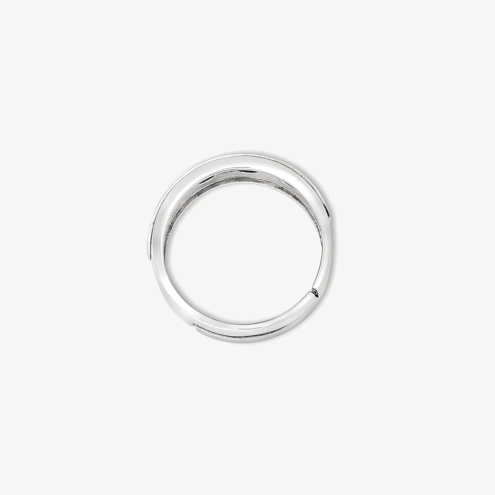 CZ Studded Starlight Silver Ring for Women - Tweov Jewels