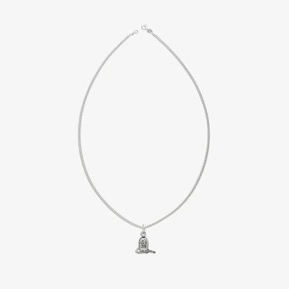 Silver Om Shivling Locket - Tweov Jewels