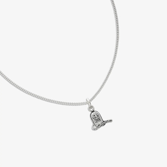 Silver Om Shivling Locket - Tweov Jewels