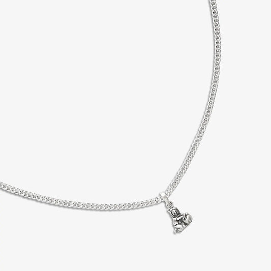 Laddu Gopal Silver Pendant Chain - Tweov Jewels