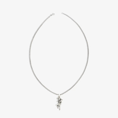 Pure Silver Hanuman Pendant Chain - Tweov Jewels