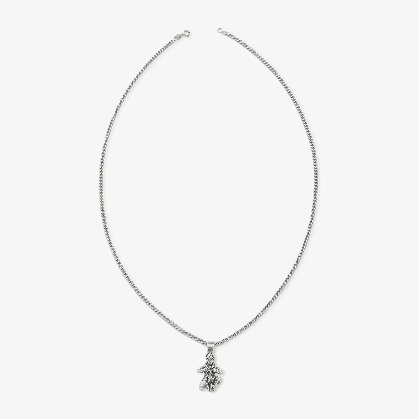 Pure Silver Hanuman Pendant - Tweov Jewels