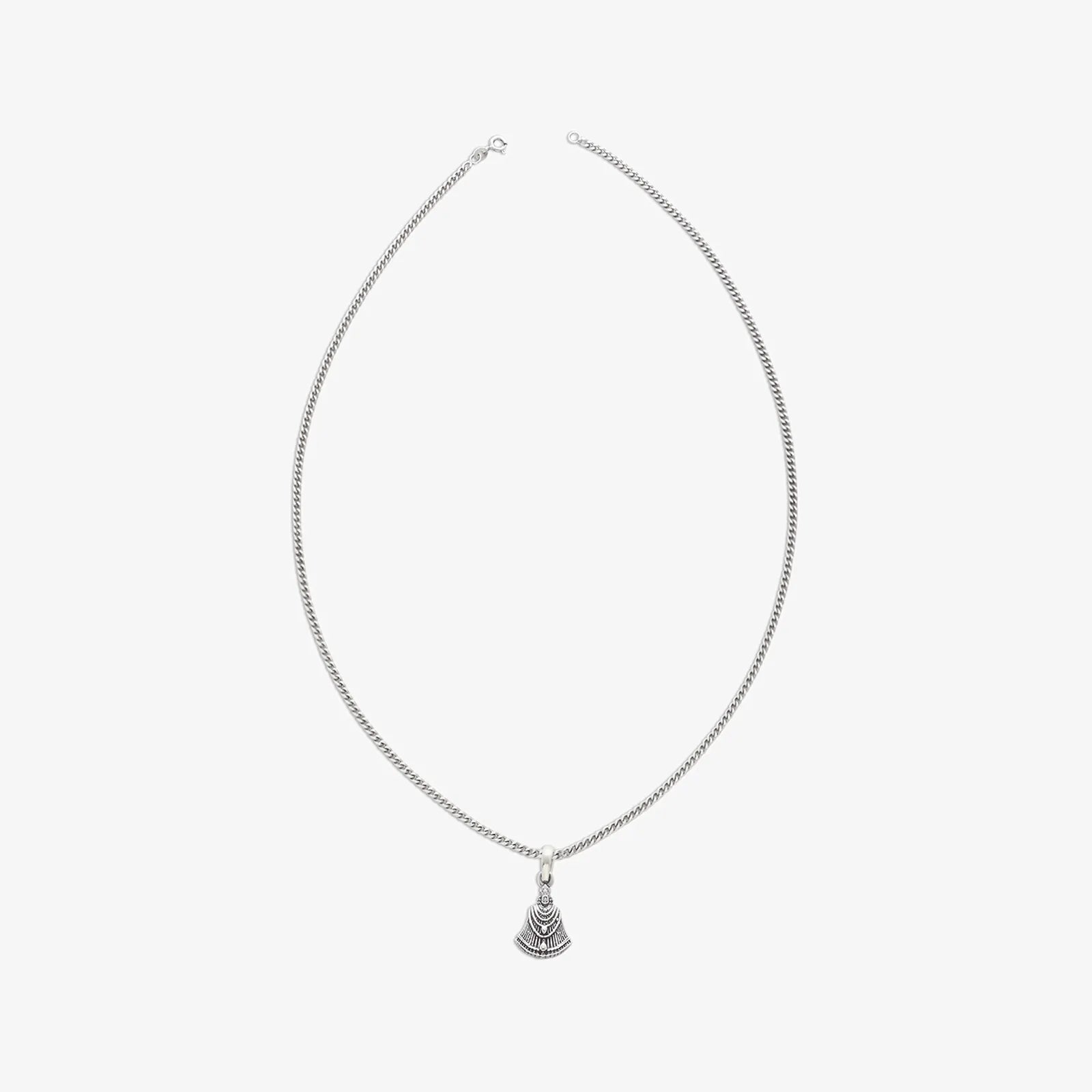 Pure Sterling Silver Khatu Shyam Locket - Tweov Jewels