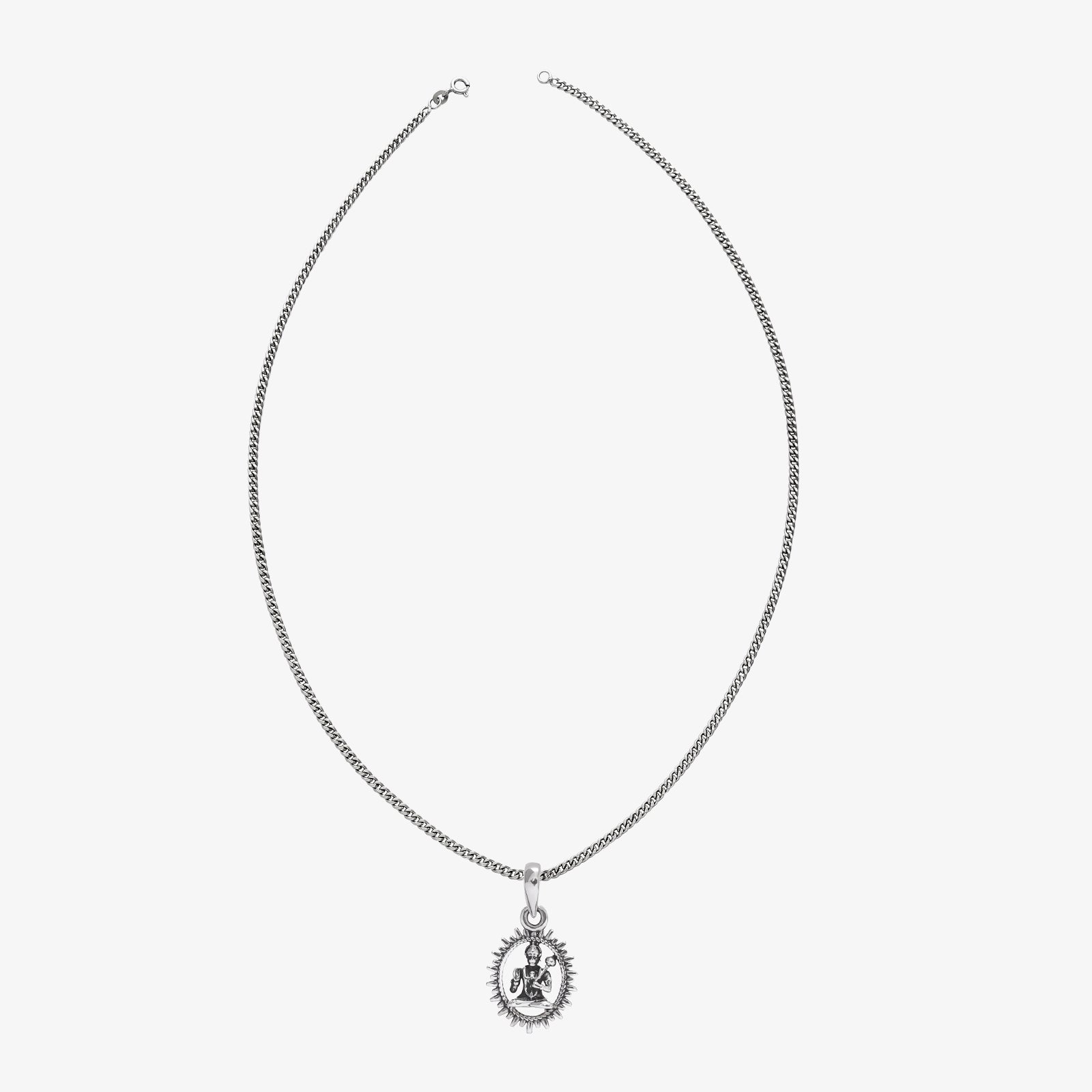 Pure Silver Locket - Hanuman ji Locket for Good Health & Wealth - Tweov Jewels
