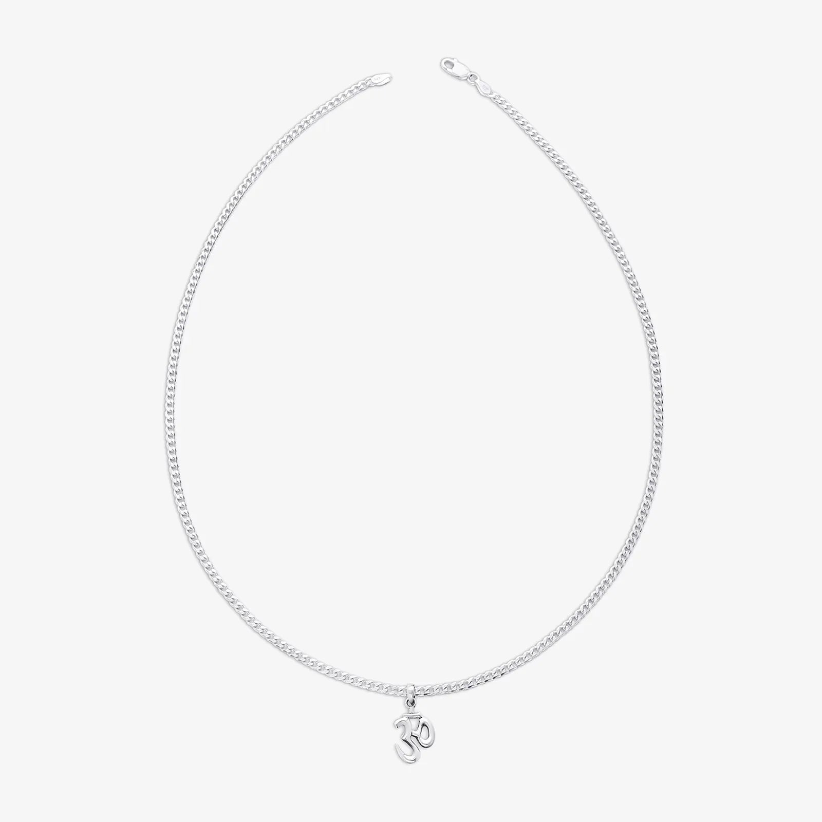 Om Pendant in Pure Silver - Tweov Jewels