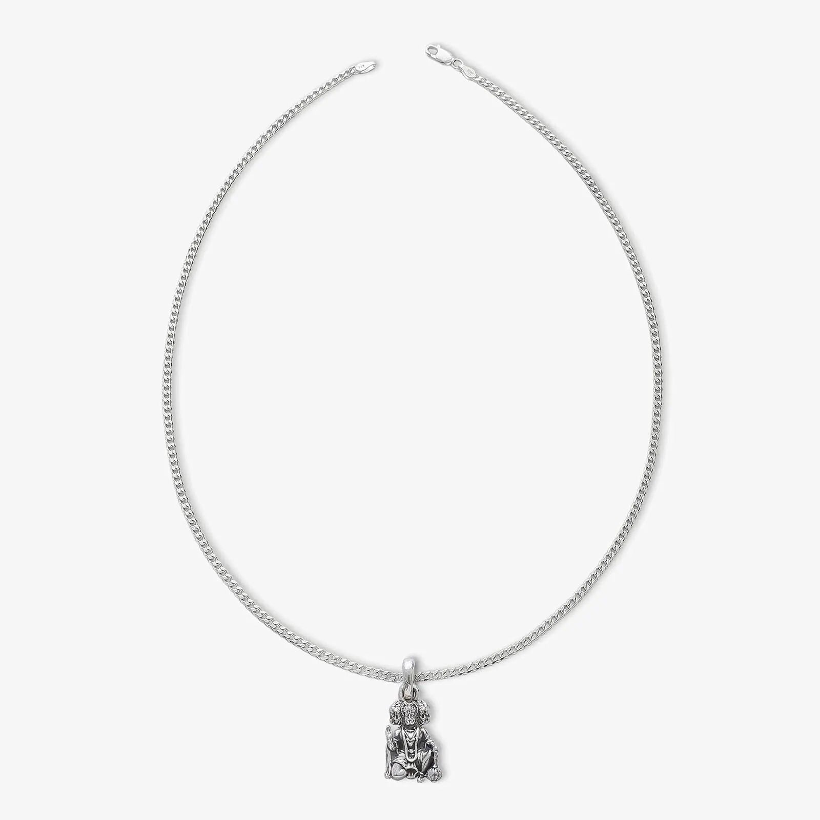 Silver Panchmukhi Hanuman ji Kavach Locket - Tweov Jewels