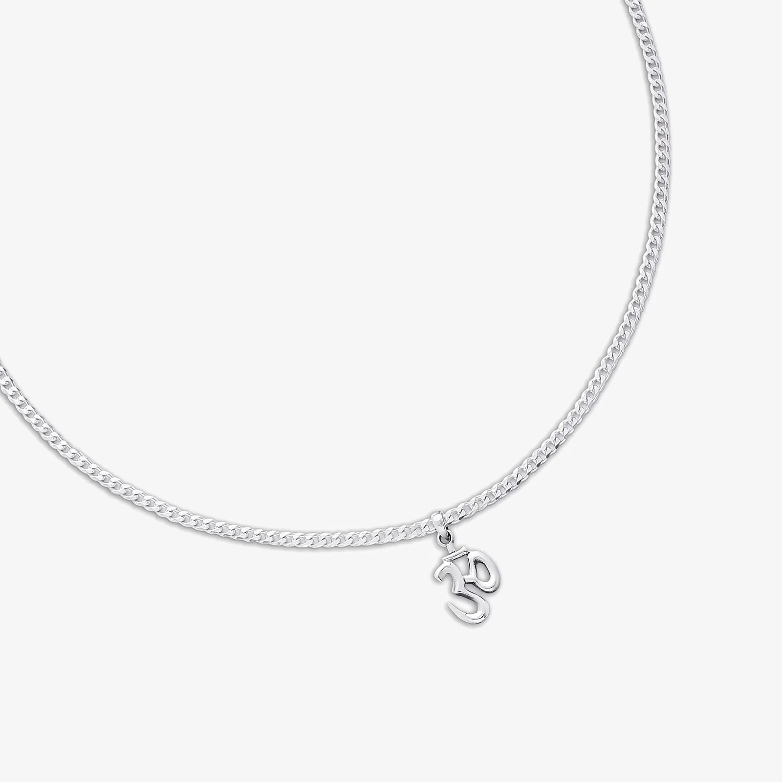 Om Pendant in Pure Silver - Tweov Jewels