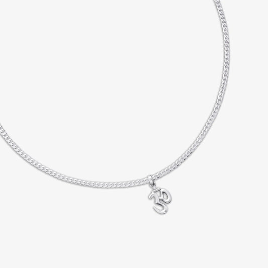 Om Pendant in Pure Silver - Tweov Jewels