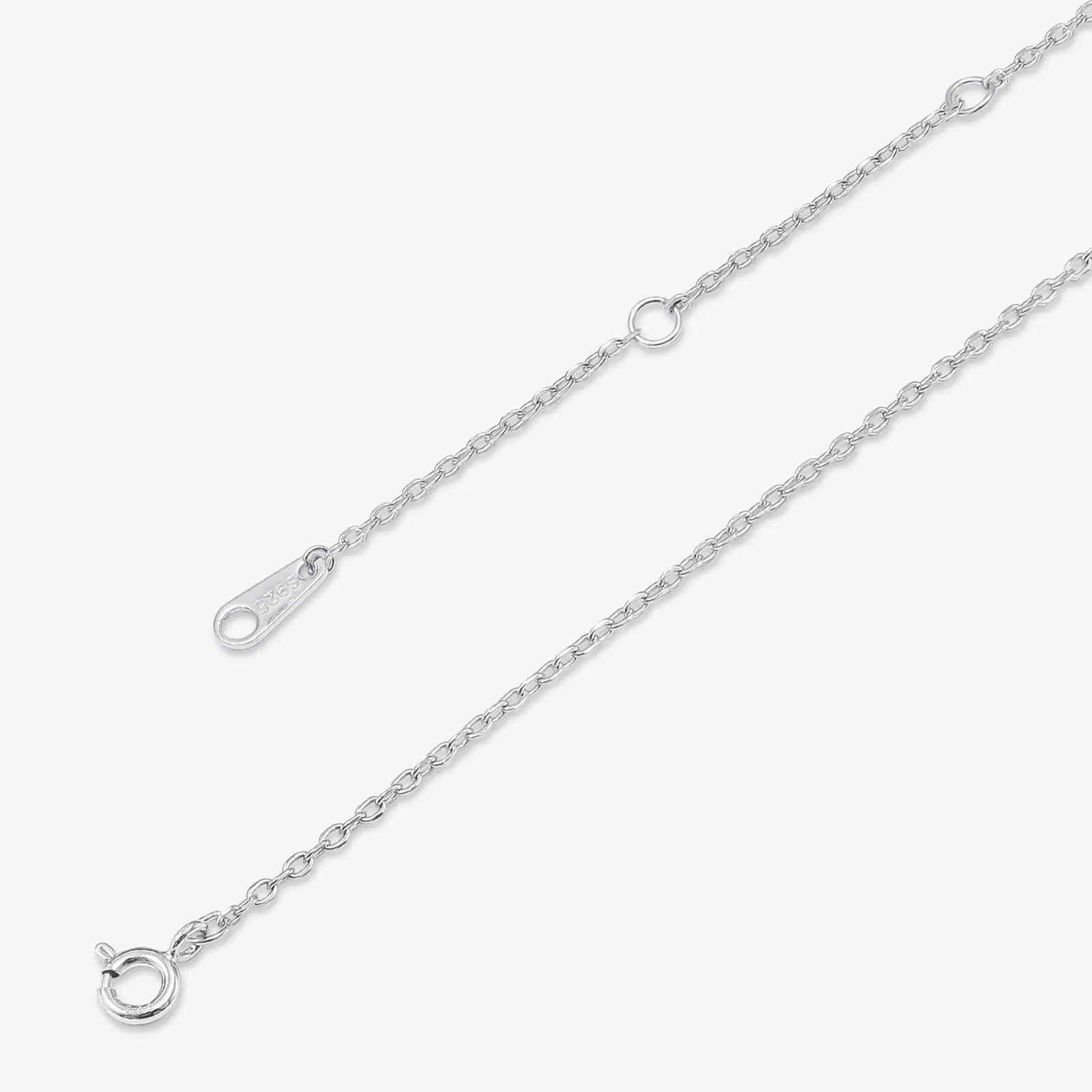 Shiny Square Ad Silver Necklace - Tweov Jewels