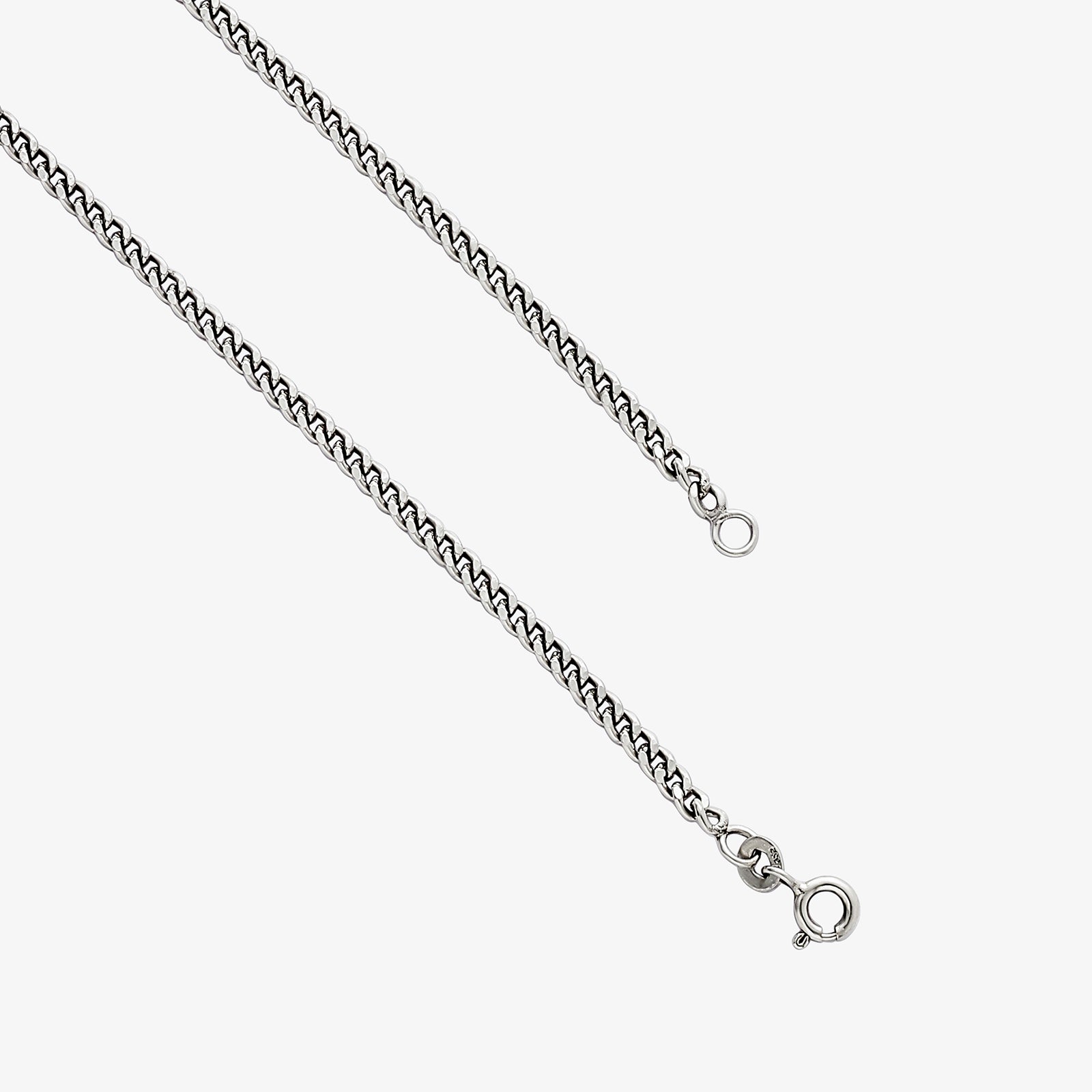 Shri Krishna Silver Pendant with Box Chain