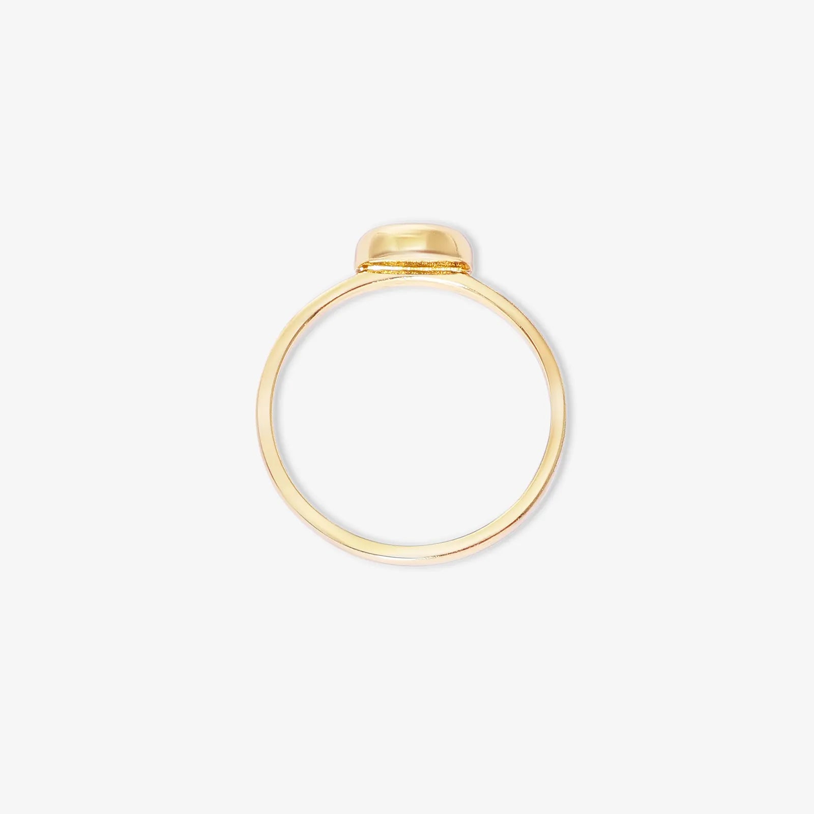 Gold Plated Heart Silver Ring - Tweov Jewels